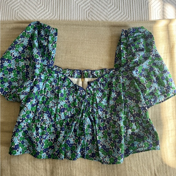 Zara Floral Crop Top - Picture 4 of 7